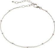 Spero London Fine Beaded Chain Bracelet Satellite in Sterling Silver