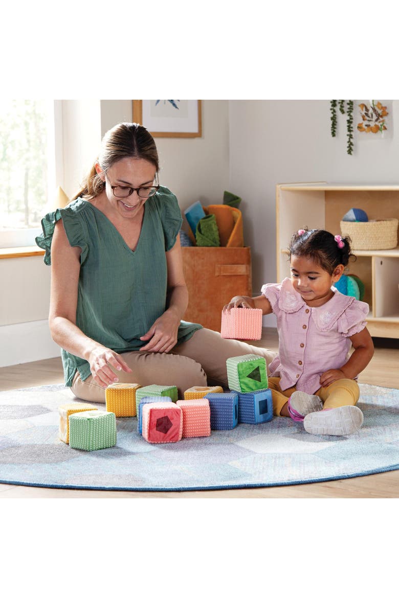 Soft Shape and Color Blocks - Set of 12, Alternate, color, Multicolored