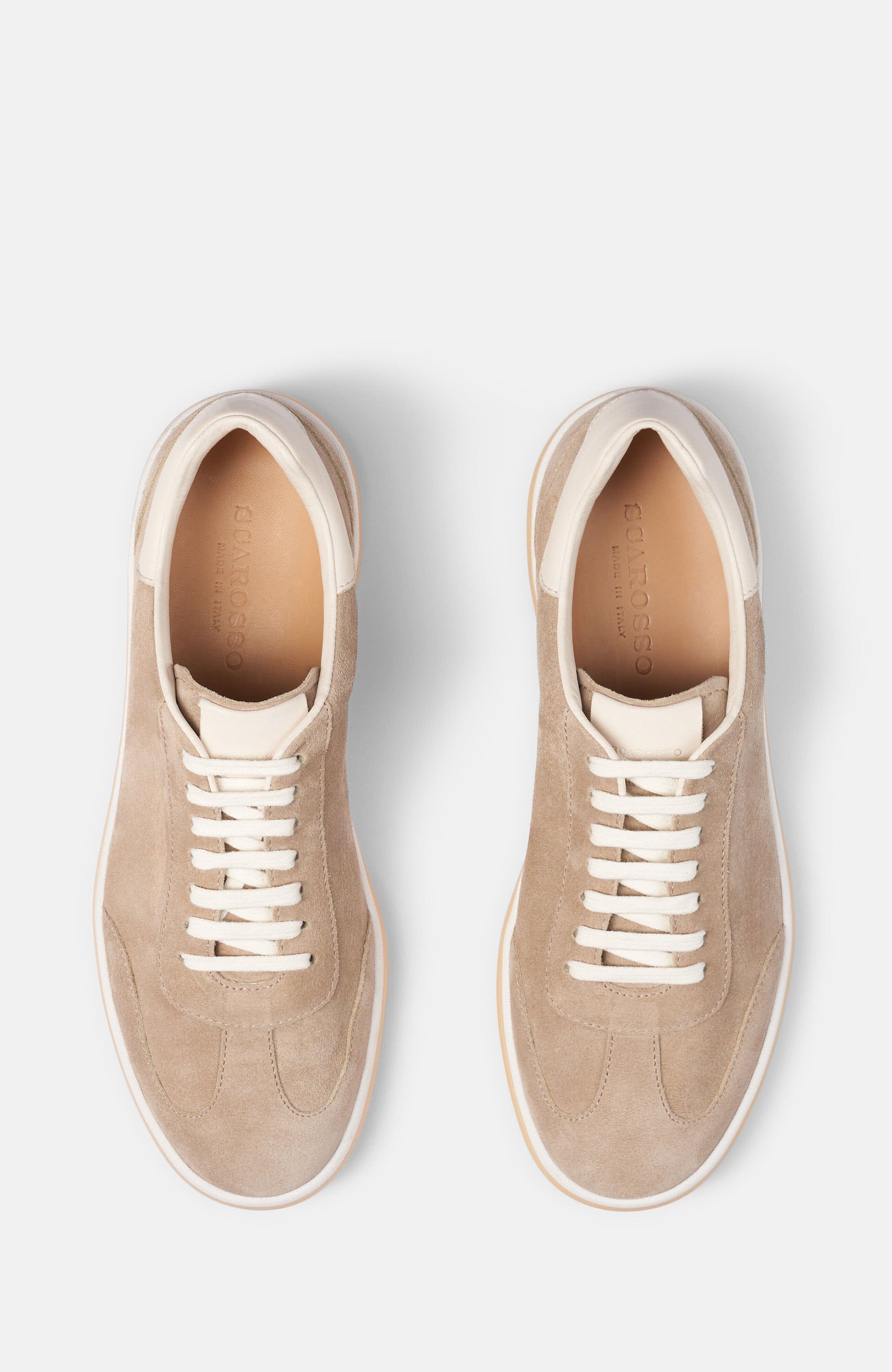 SCAROSSO Mattia Sneakers, Alternate, color, Taupe - Suede