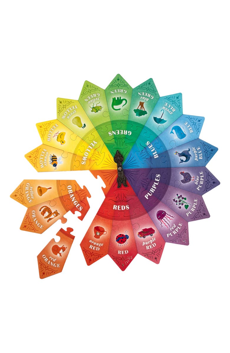 eeBoo Color Spinner Game Puzzle, Alternate, color, Multi