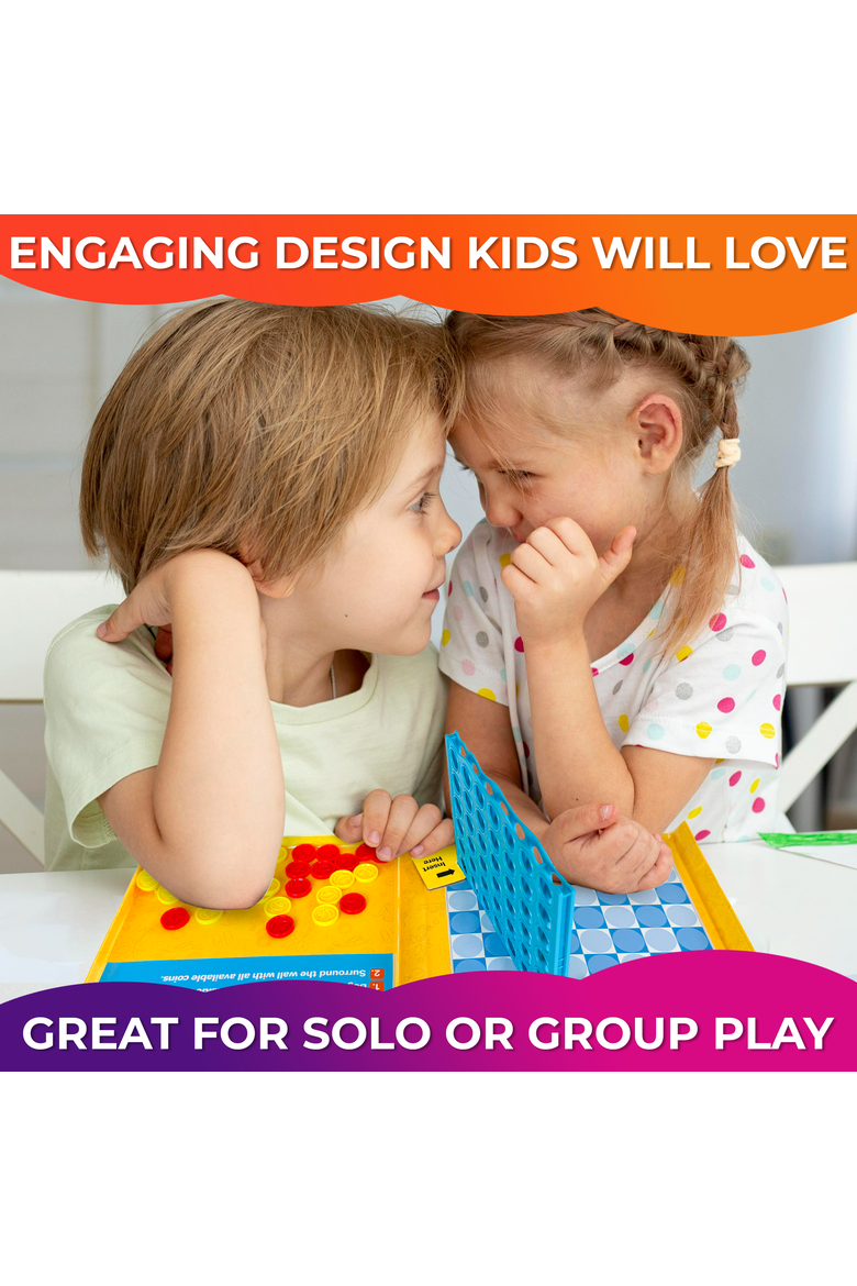 Magnetic Kids Games Collection, Alternate, color, 4 in a row