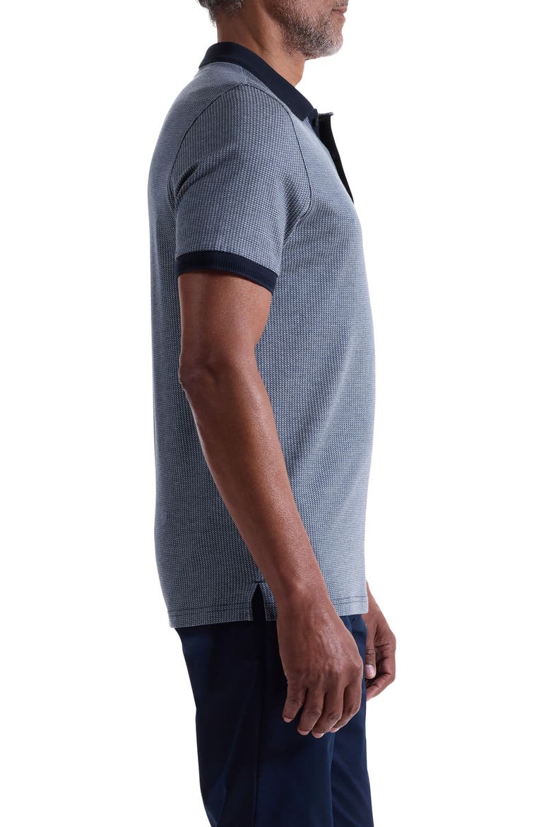 Mercerized Cotton Polo, Alternate, color, NAVY