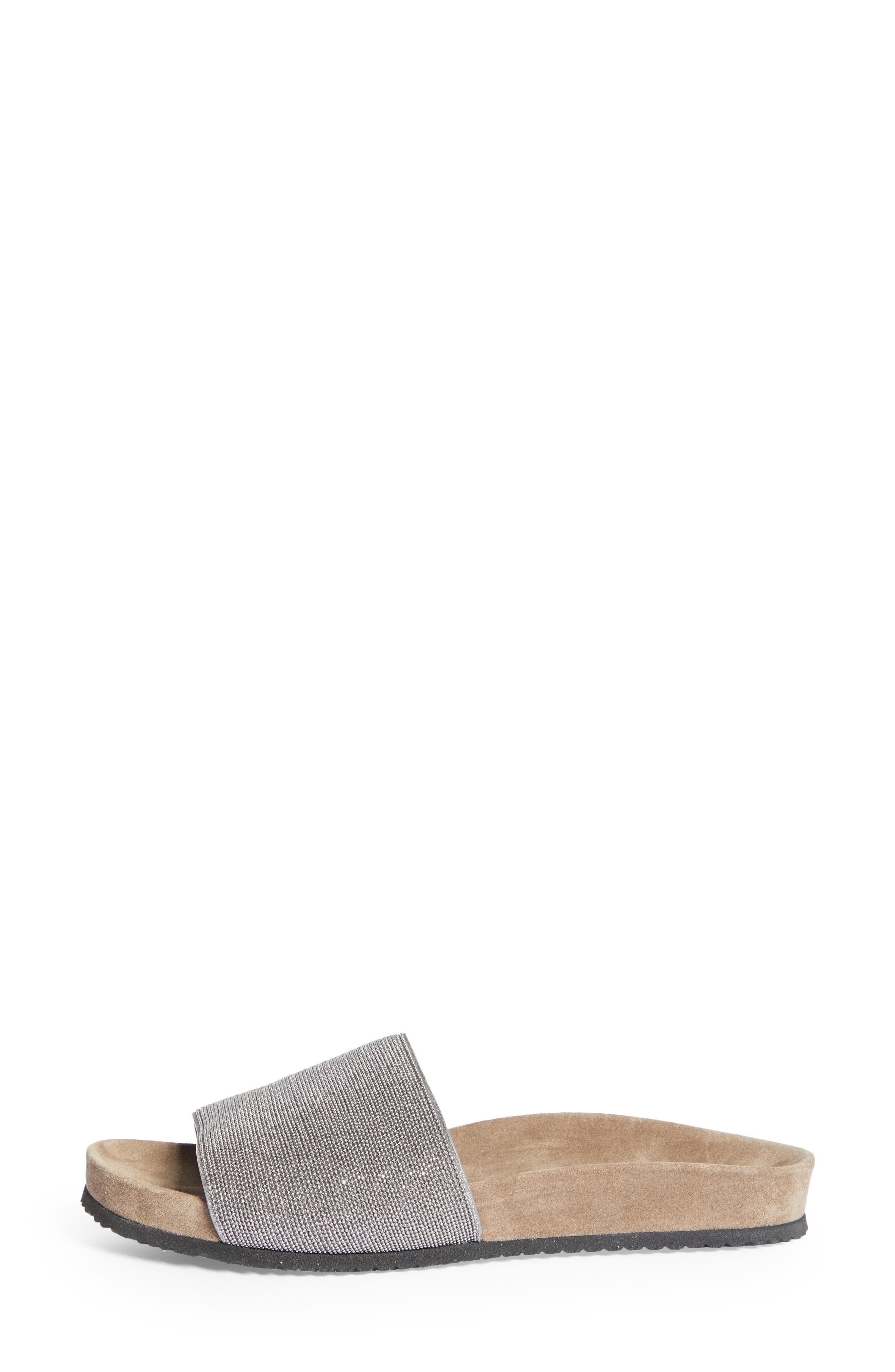 Brunello Cucinelli Monili Slide Sandal, Alternate, color, 