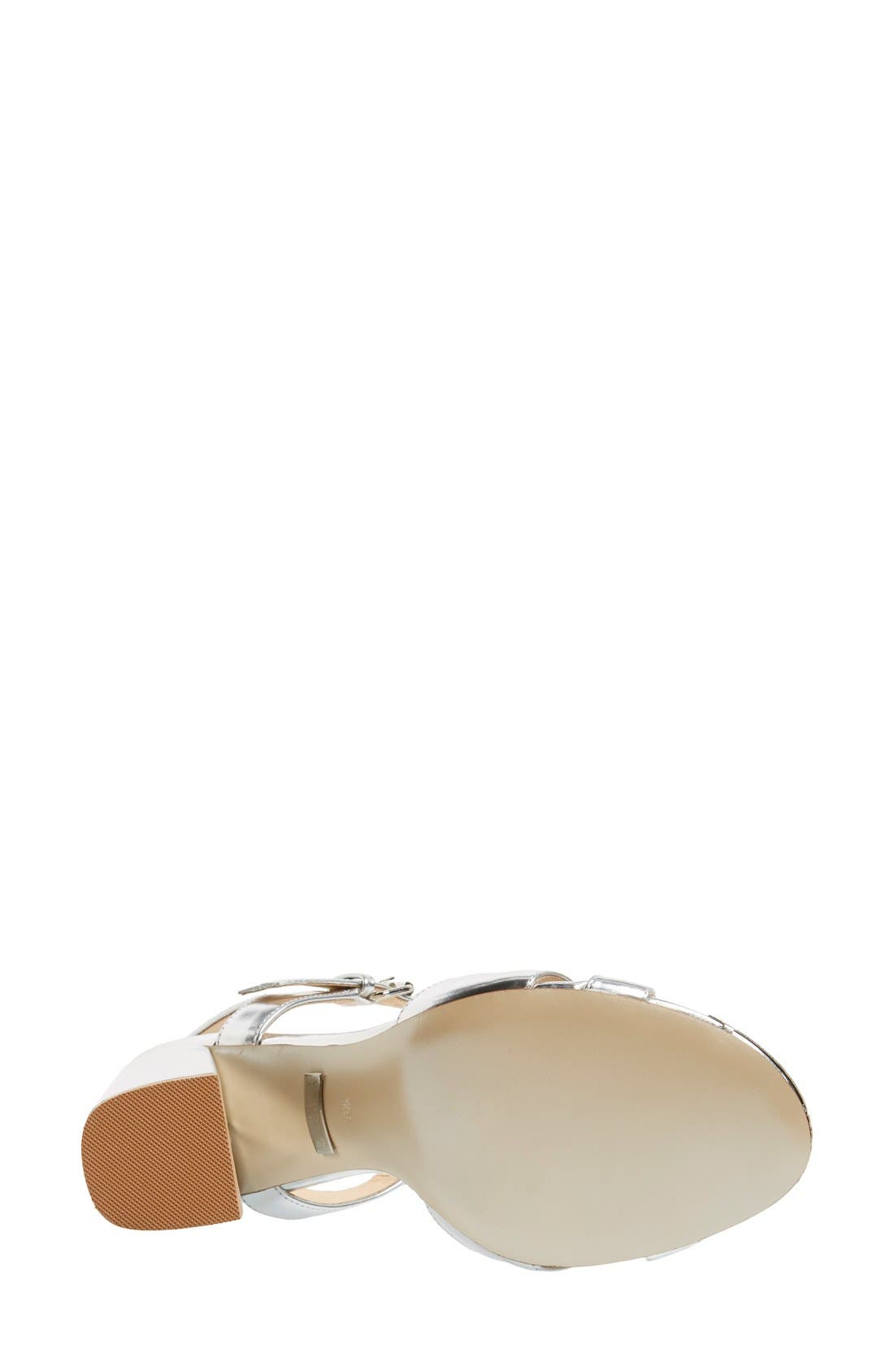 Badgley Mischka Collection Badgley Mischka 'Ascot' Block Heel Sandal, Alternate, color, 