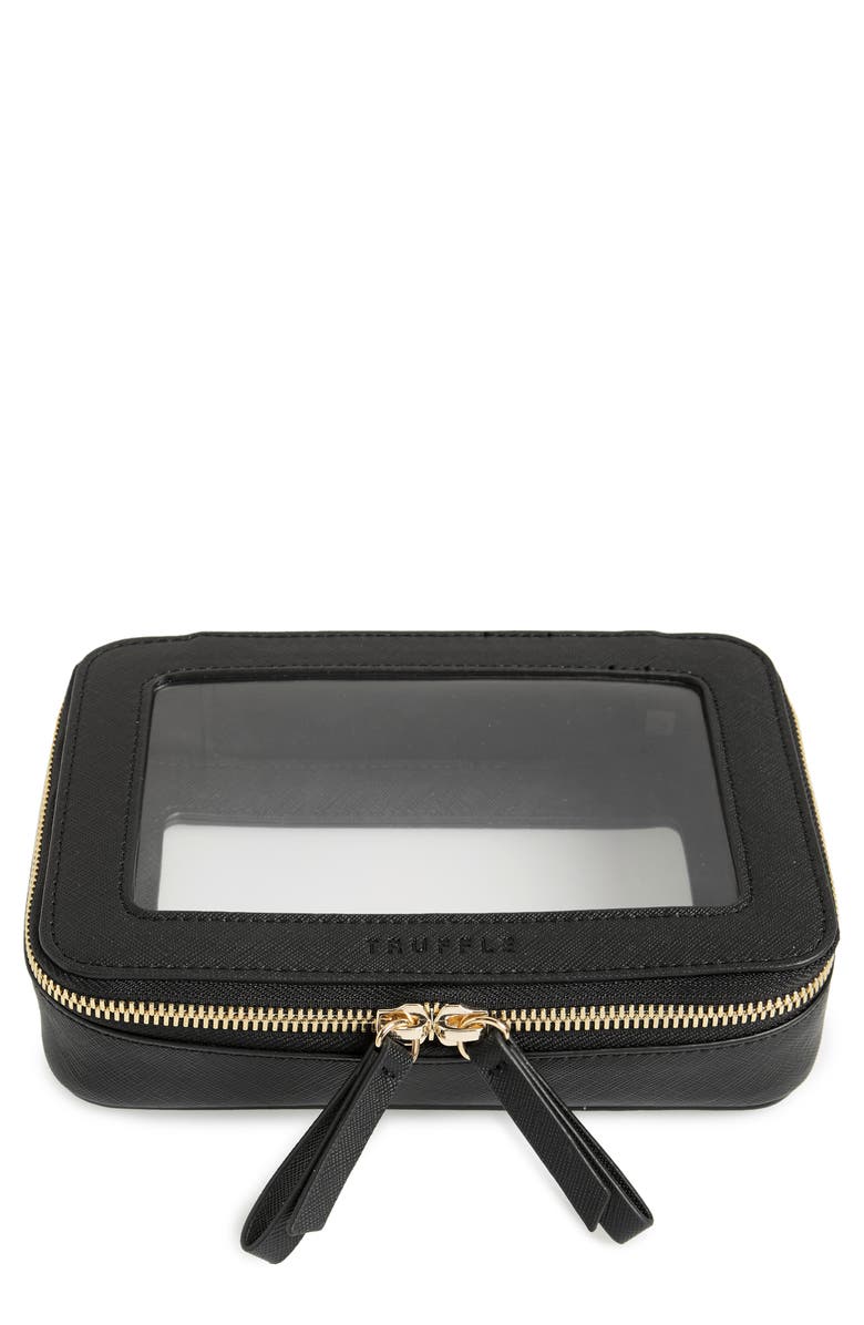 Truffle Clarity Jetset Cosmetics Case, Main, color, 