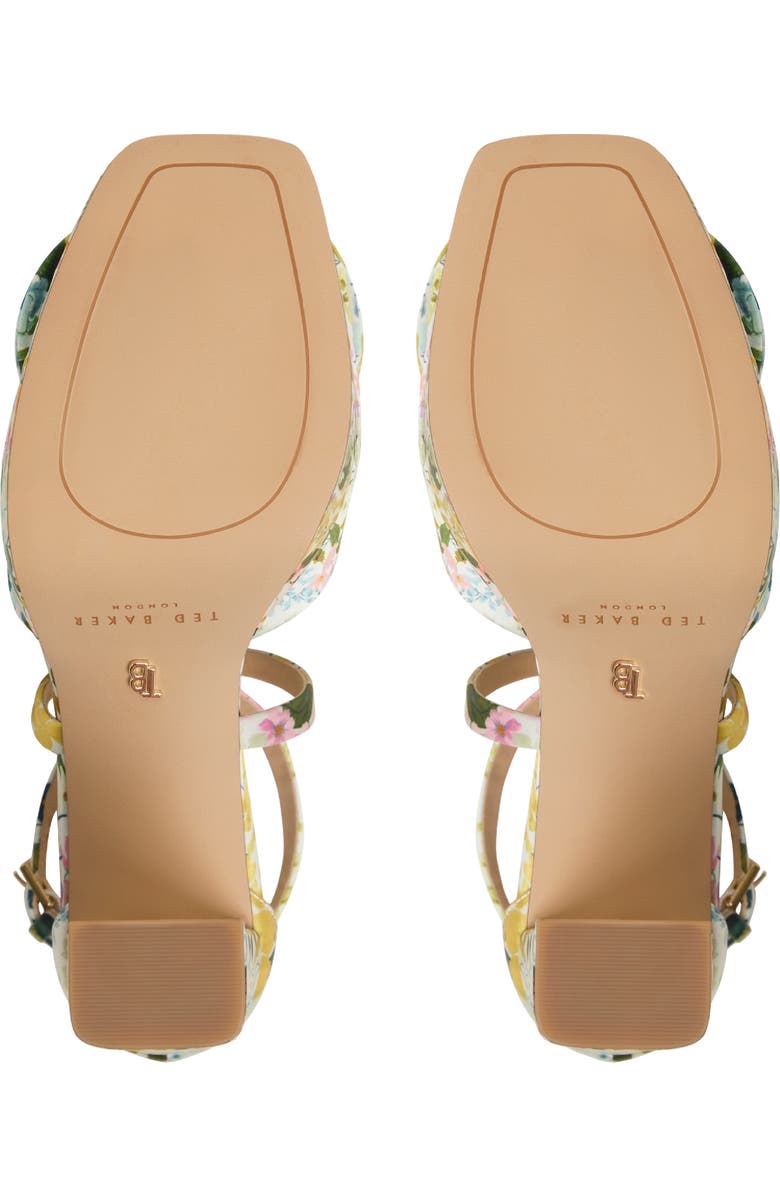 Ted Baker London Maddy Rose Platform Sandal, Alternate, color, Floral