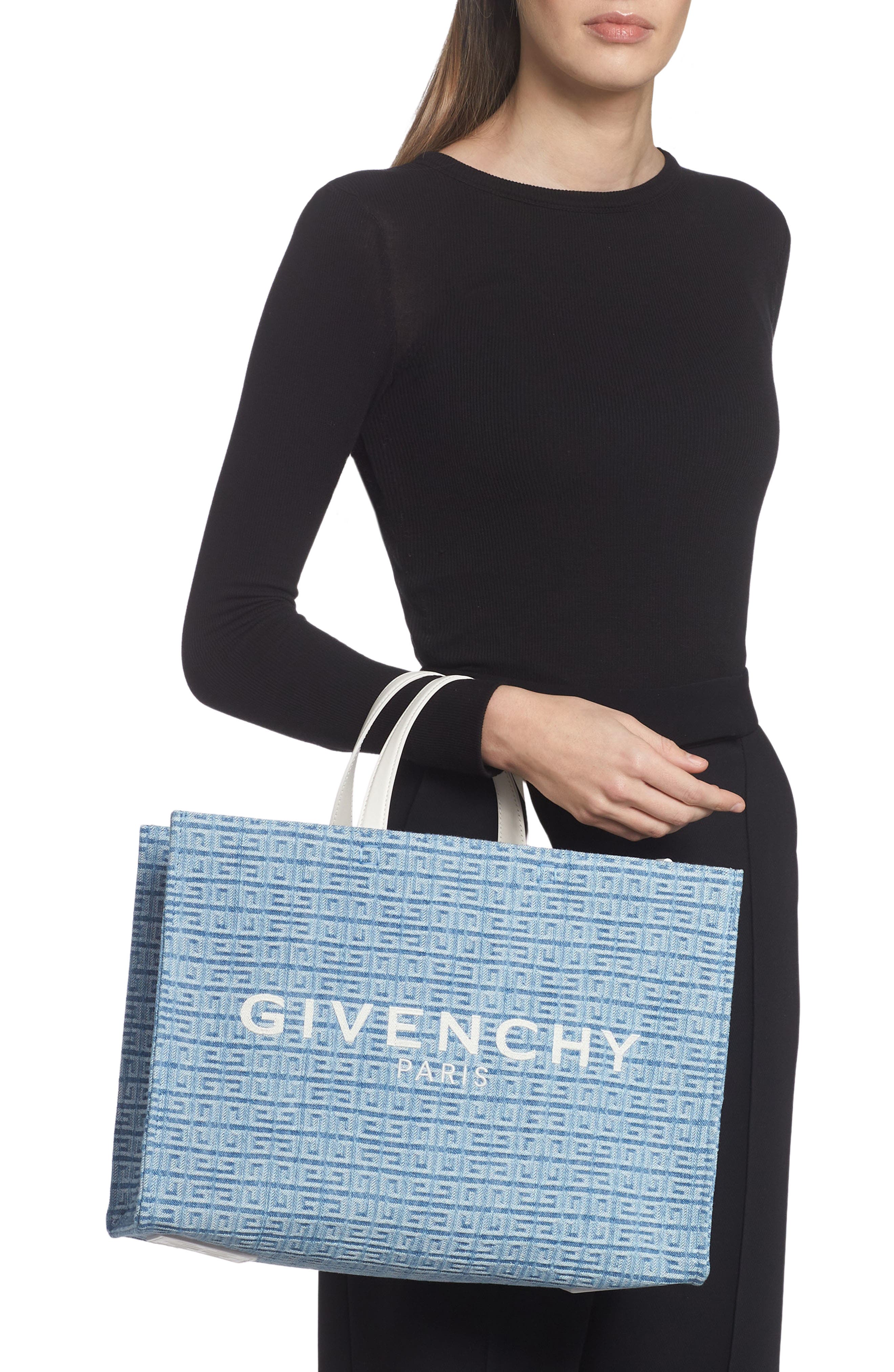 Givenchy Medium G-Tote Denim Tote, Alternate, color, 