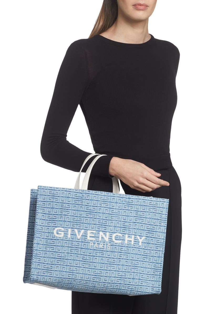 Givenchy Medium G-Tote Denim Tote, Alternate, color,