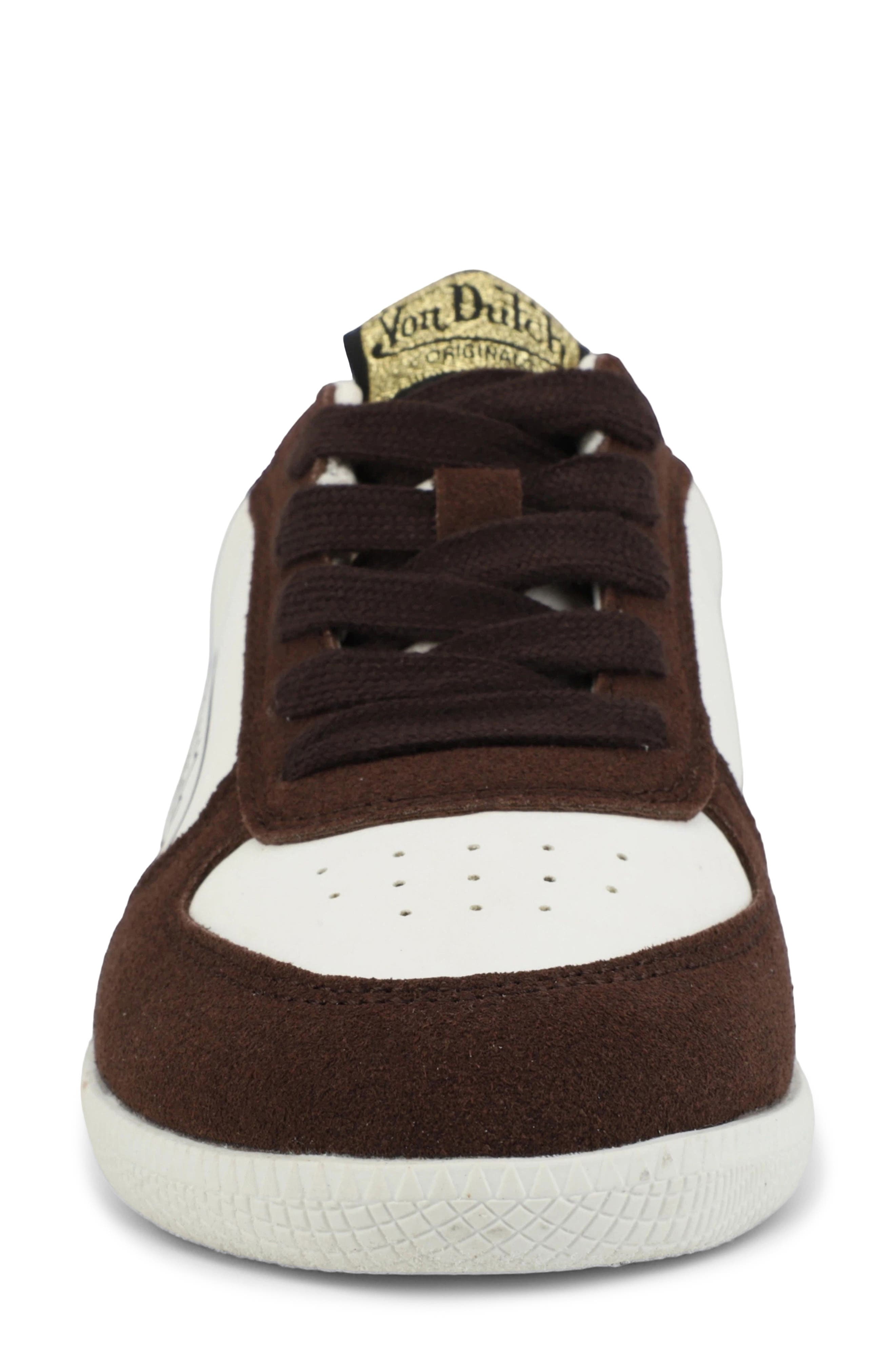 Ranch Sneaker, Alternate, color, WHITE/BROWN