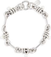 Simone Rocha Stacked Link Faux Pearl Chain Necklace