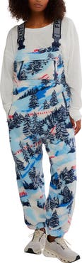 Free People FP Movement Hit the Slopes Fleece Overalls