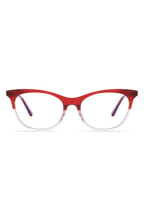 Jade 51mm Blue Light Blocking Cat Eye Glasses