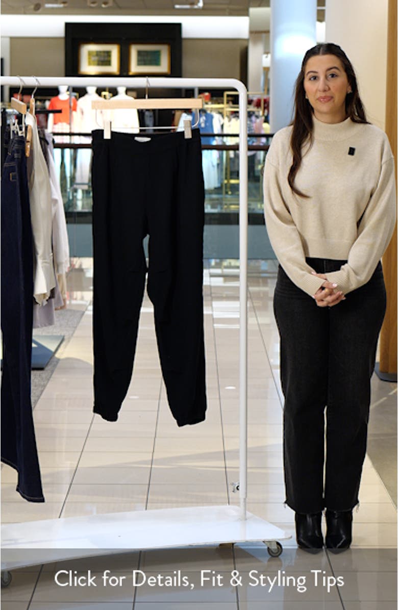 Hedia Woven Crop Joggers, sales video thumbnail