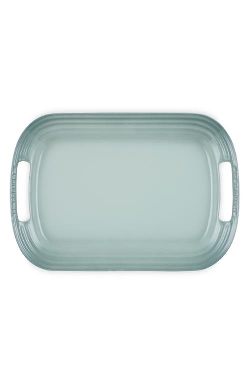 Le Creuset Stoneware Serving Platter In Blue