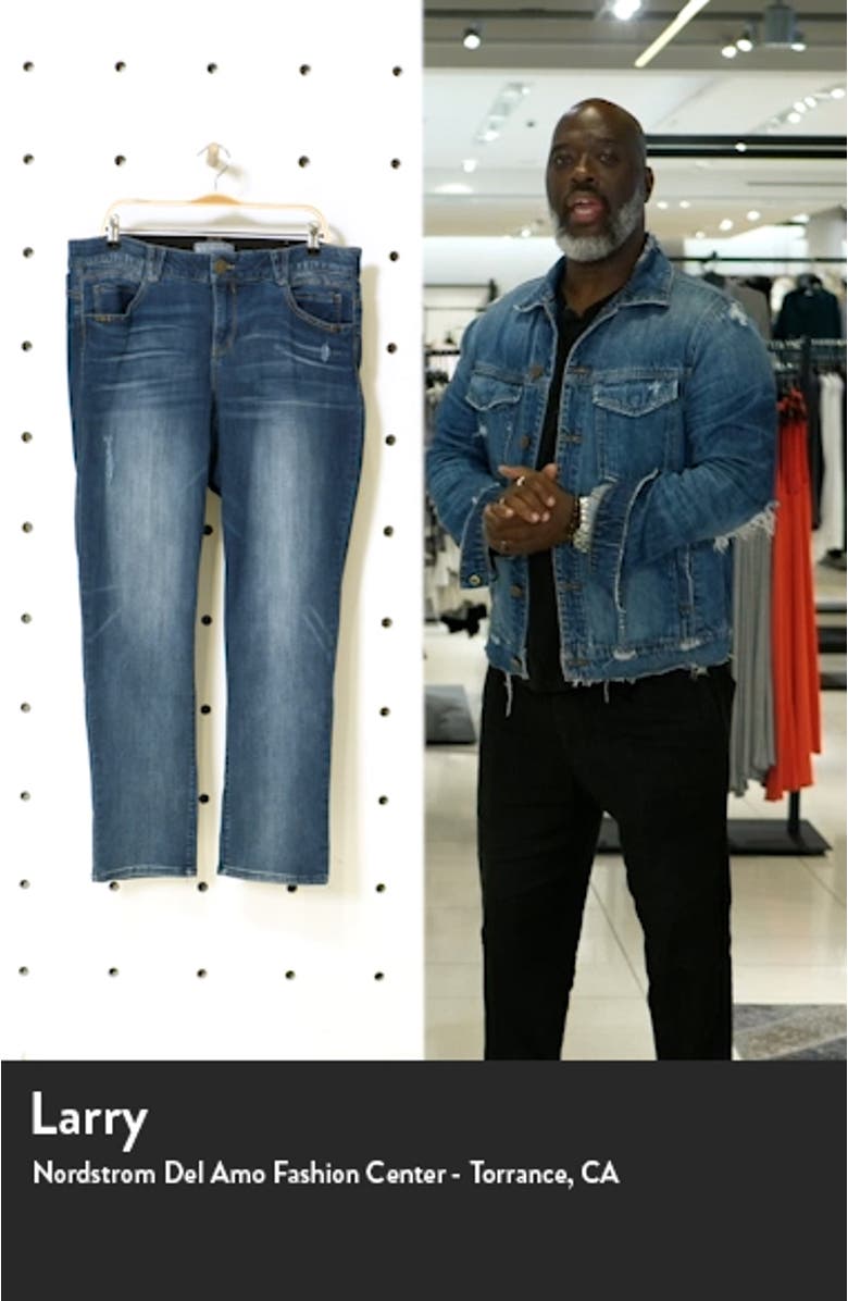 'Ab'Solution Straight Leg Jeans, sales video thumbnail
