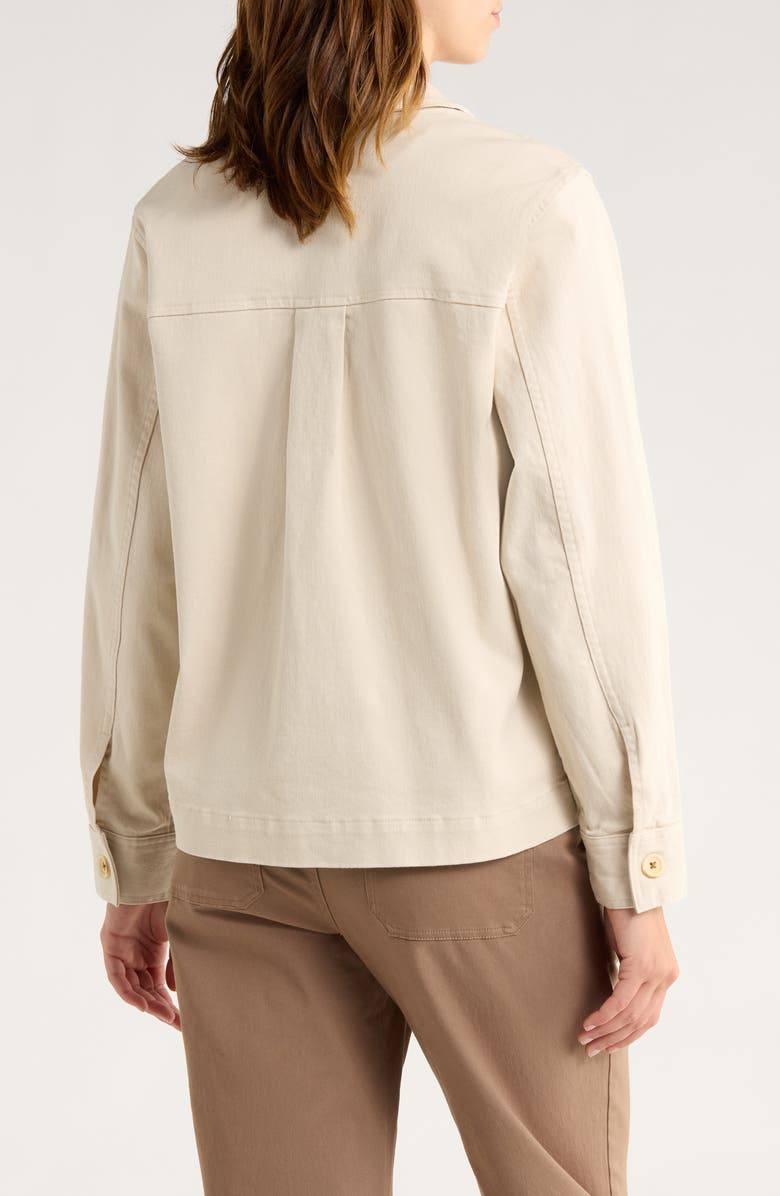 Free Fly Folly Stretch Cotton Twill Chore Coat, Alternate, color, Stone