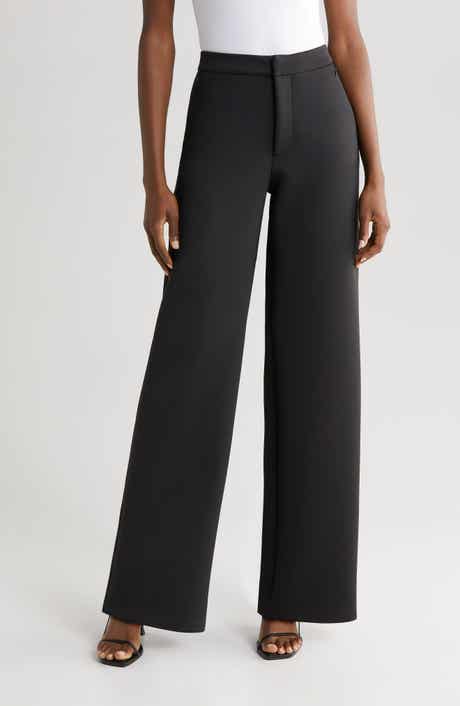 Good American Scuba Wide Leg Trousers
