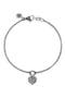 Silver Heart Charm Bracelet