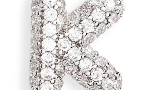 Leith Cubic Zirconia Initial Pendant Necklace