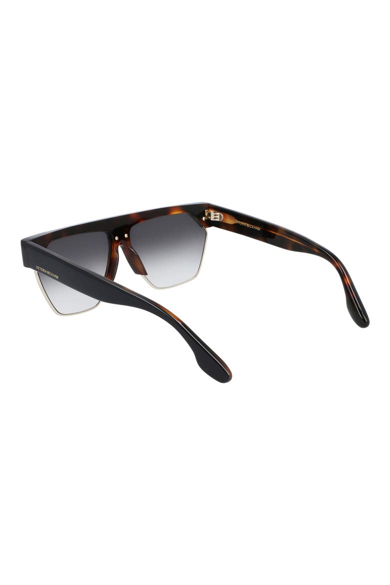 62mm Gradient Sunglasses, Alternate, color, BLACK/ TORTOISE