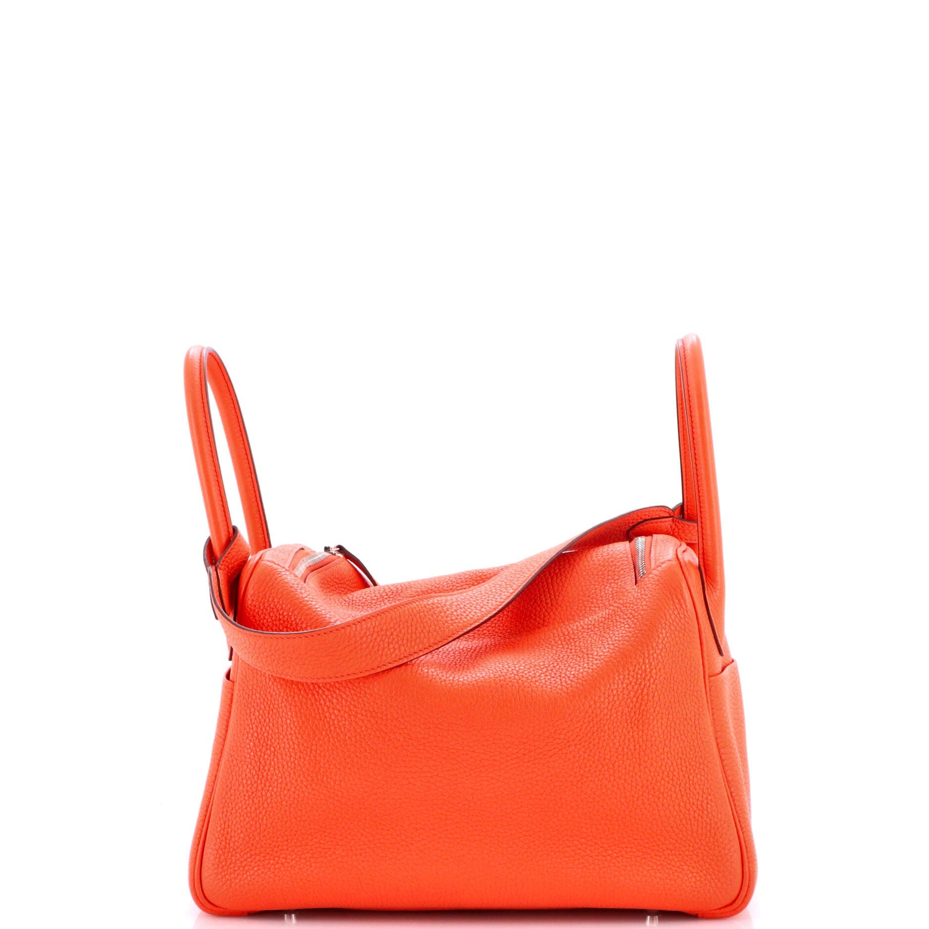 Pre-Owned Hermes Lindy Bag Clemence 30, Alternate, color, Orange Poppy