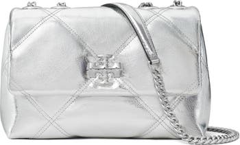 Small Kira Quilted Metallic Leather Shoulder Bag