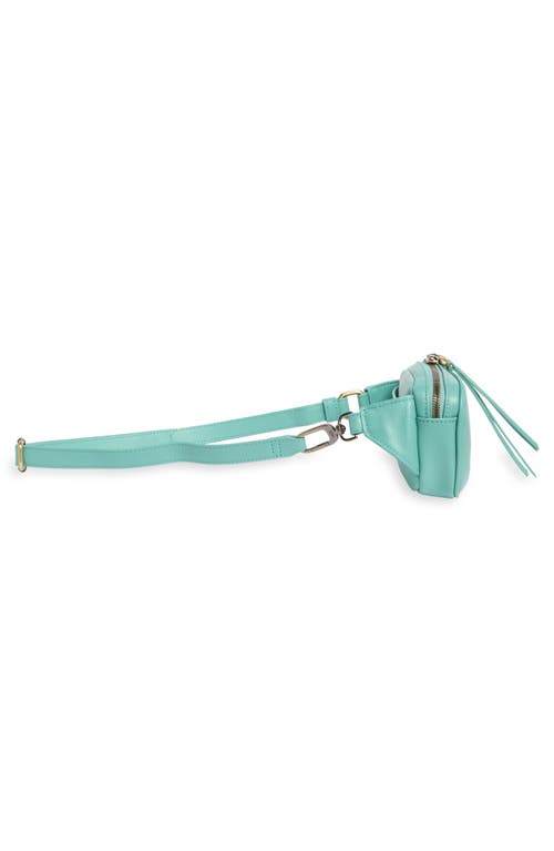 Hobo Shaker Leather Belt Bag In Green Wasabi