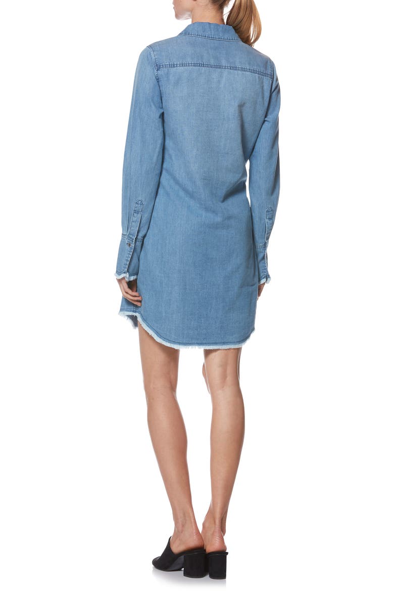 Clemence Chambray Shirtdress, Alternate, color, SANGER