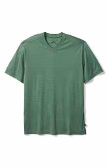 Tommy Bahama Bay Stripe IslandZone® V-Neck Performance T-Shirt