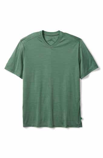 Tommy Bahama Bay Stripe IslandZone® V-Neck Performance T-Shirt