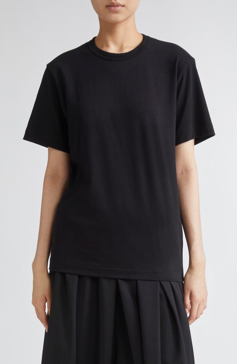Comme des Garçons Back Logo Cotton Jersey T-Shirt, Main, color, 