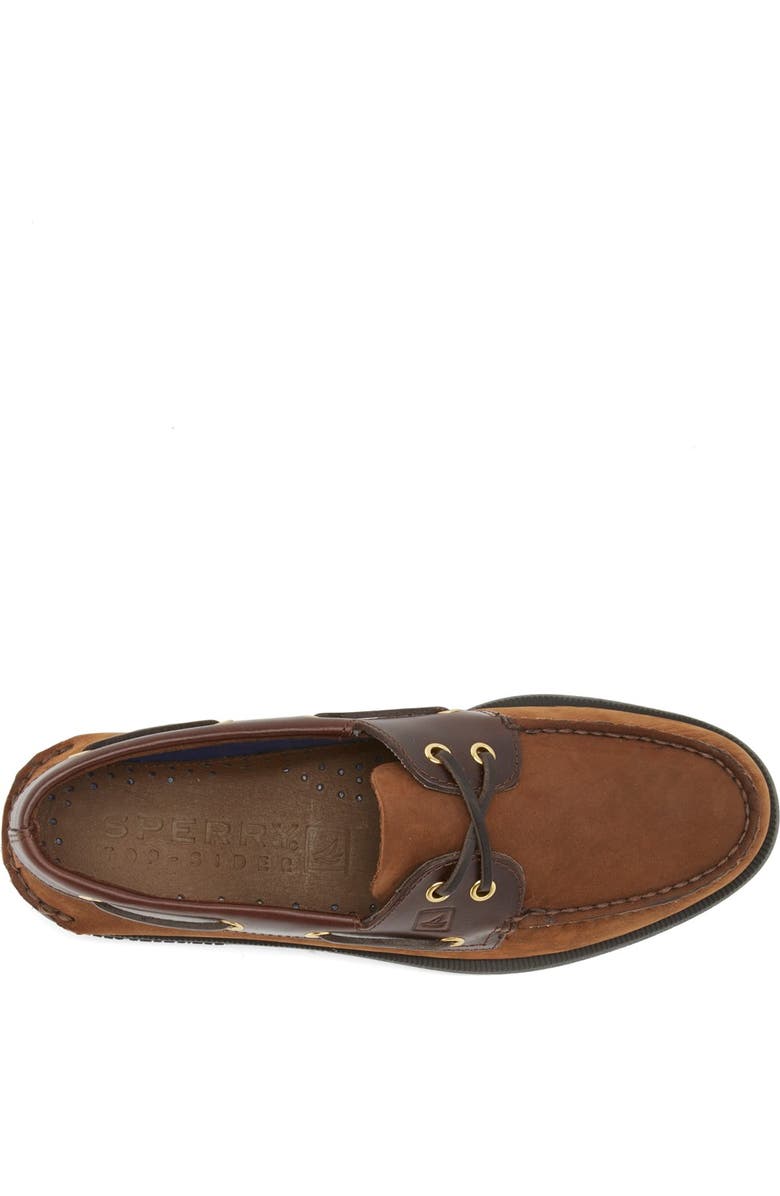 Sperry Authentic Original Boat Shoe, Alternate, color, Brown/ Brown