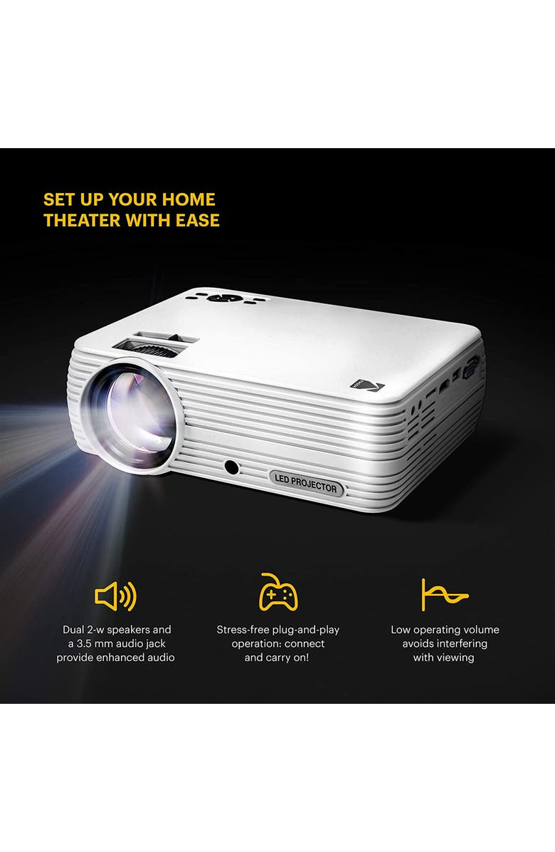Kodak FLIK X4 Portable Projector, Alternate, color,