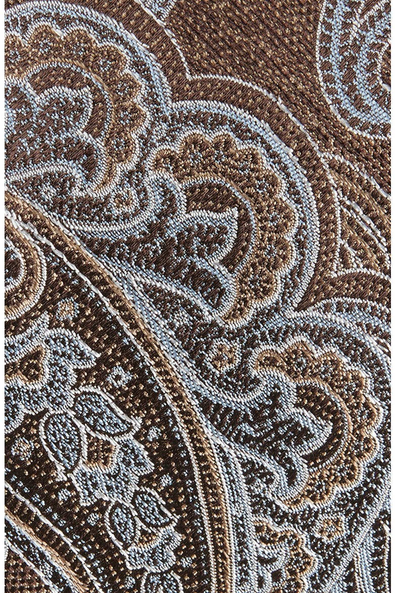 Tilden Paisley Jacquard Silk Tie, Alternate, color, TAUPE