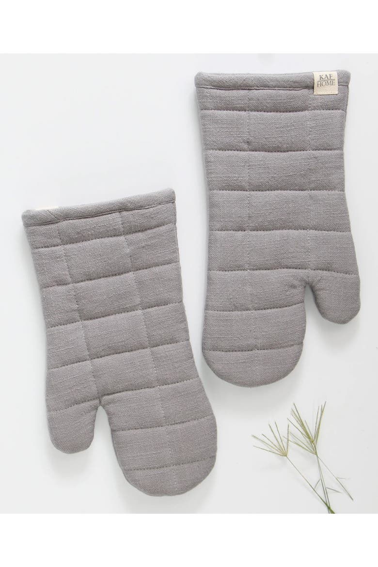 Monaco Quilted Oven Mitt, Alternate, color, Frost Gray
