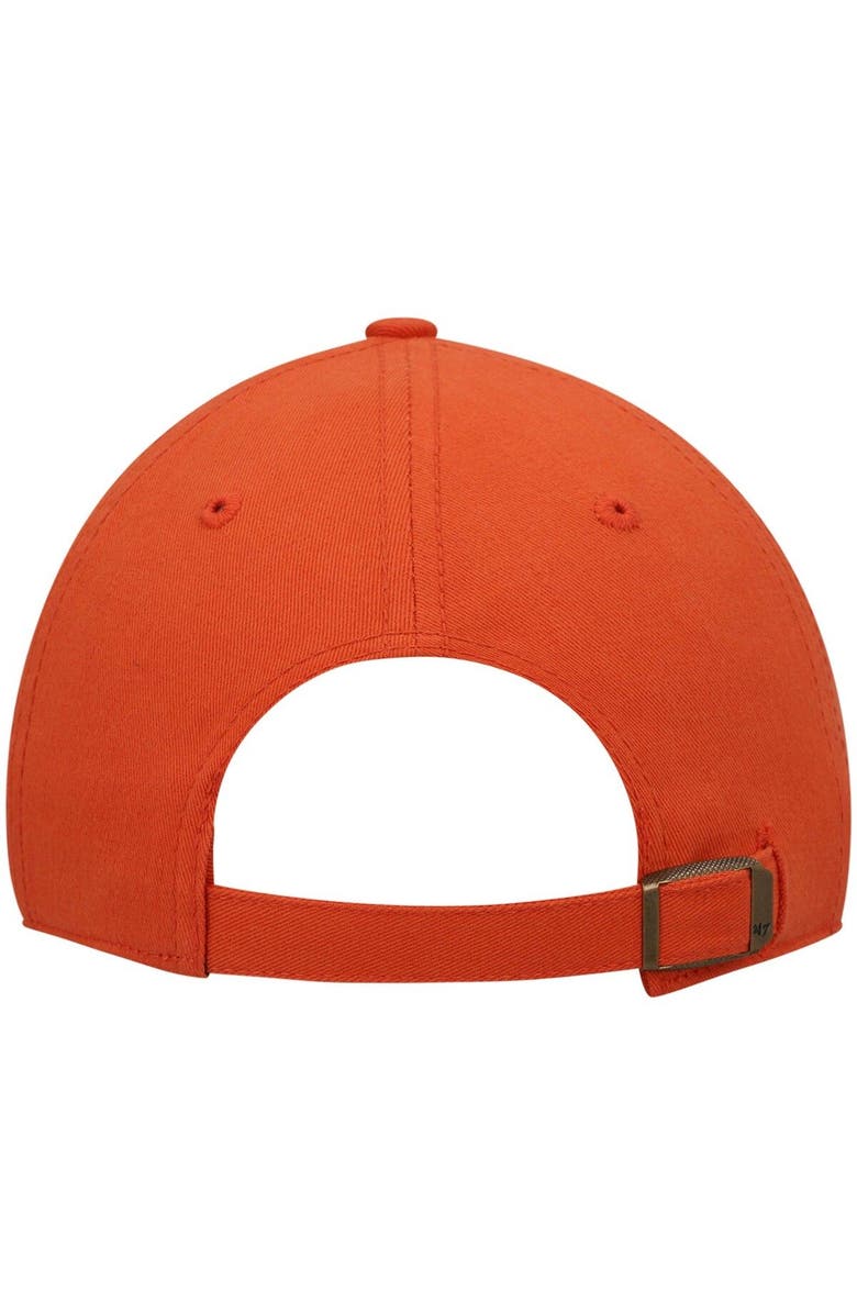 '47 Women's '47 Orange Clemson Tigers Miata Clean Up Logo Adjustable Hat, Alternate, color, 