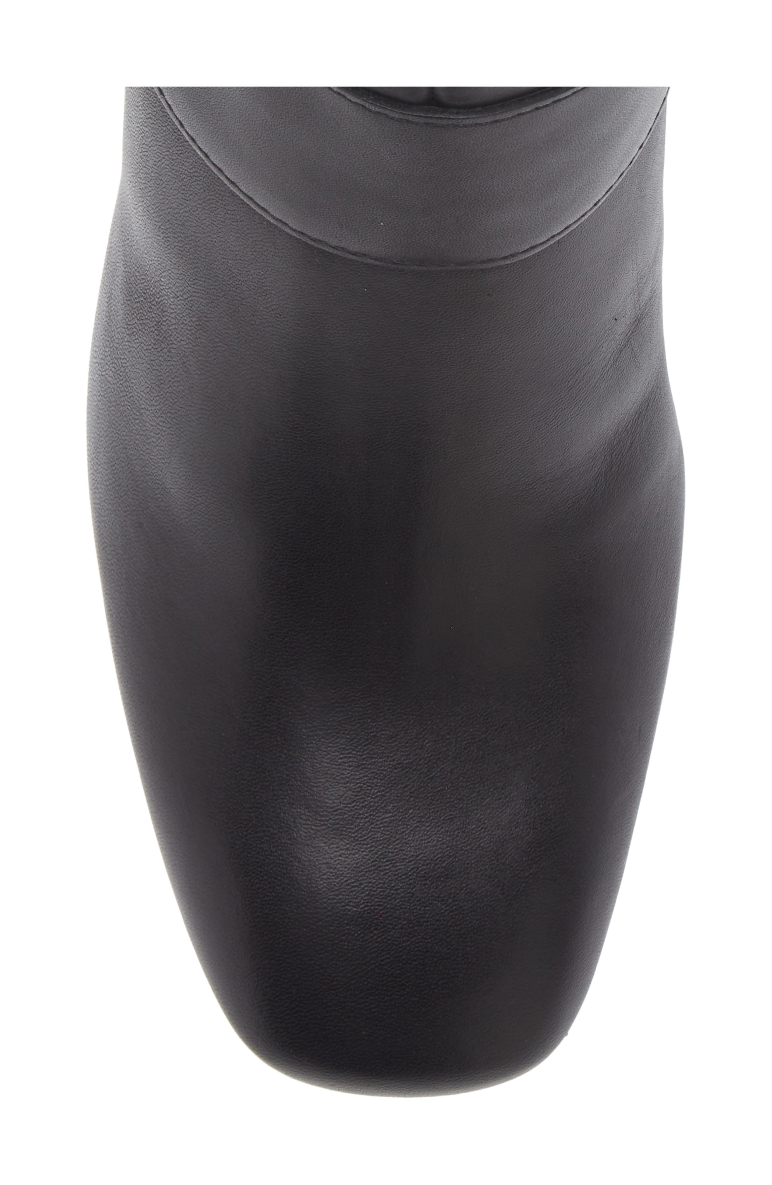 Chocolat Blu Dutch Bootie, Alternate, color, Black Leather