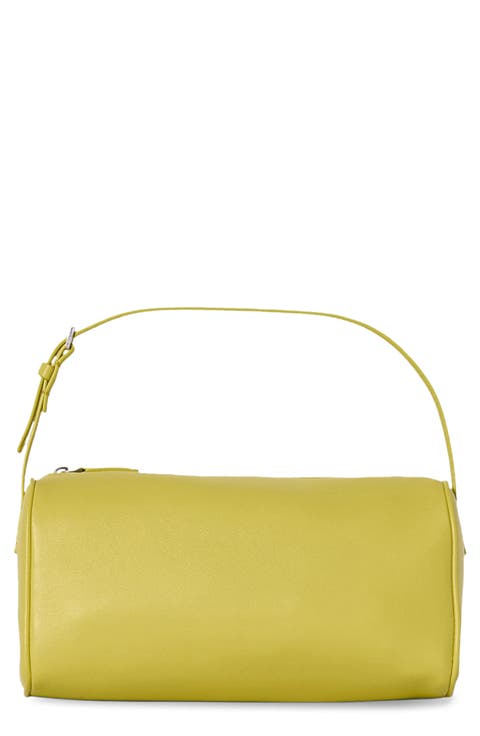 '90s Leather Baguette Bag