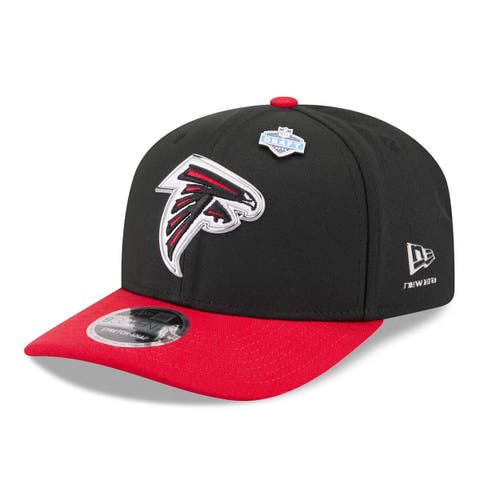 Men's New Era  Black/Red Atlanta Falcons 2026 NFL Draft 9SEVENTY Adjustable Hat