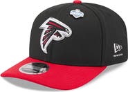 New Era Men's New Era Black/Red Atlanta Falcons 2026 NFL Draft 9SEVENTY Adjustable Hat