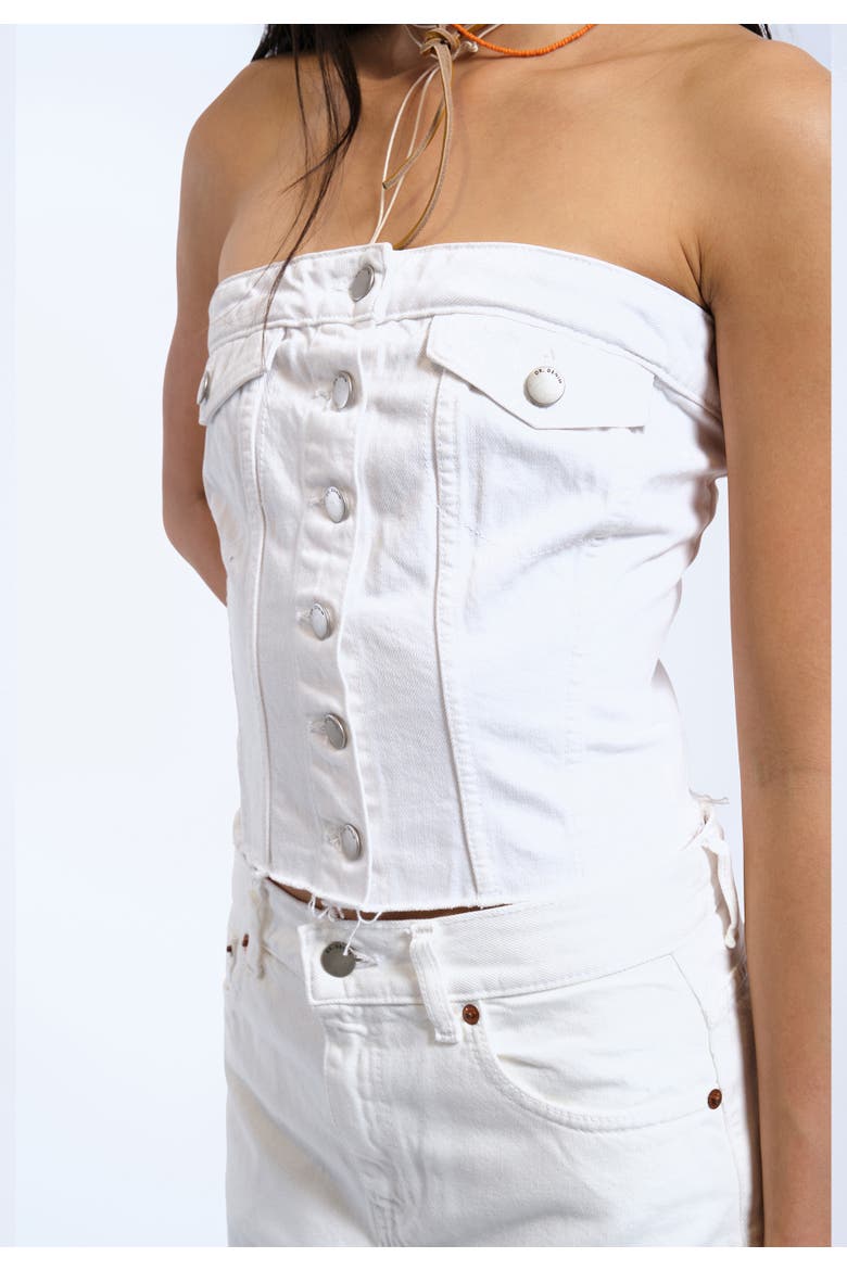 Carli Tube Top, Alternate, color, White