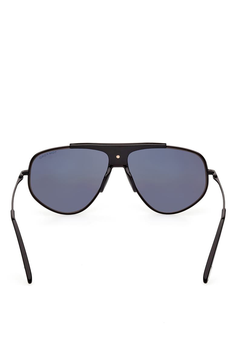 TOM FORD Addison 61mm Aviator Sunglasses, Alternate, color, 