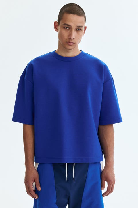 Oversized-fit Scuba Knit T-shirt