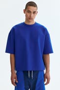 H&M Oversized-fit Scuba Knit T-shirt
