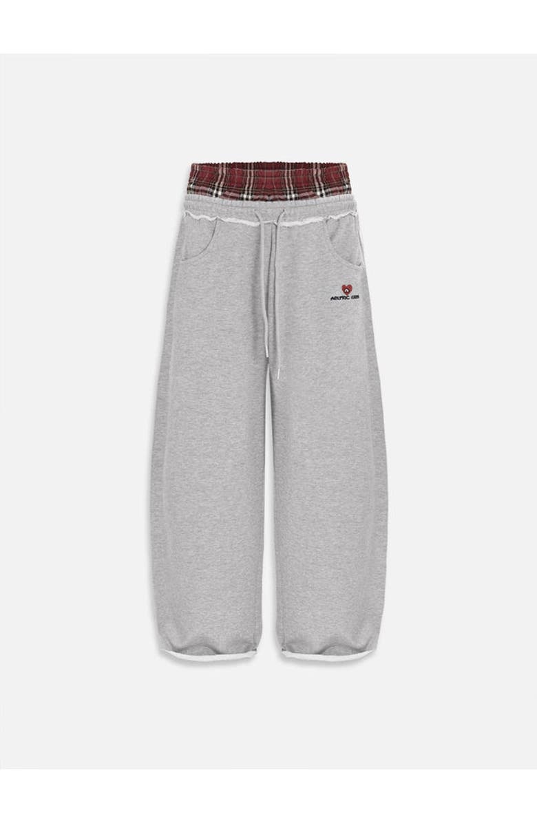 AELFRIC EDEN Double Waist Baggy Sweatpants, Main, color, Grey