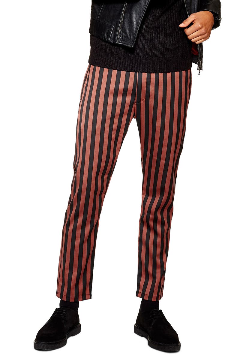 Topman Stripe Jogger Pants, Main, color, 