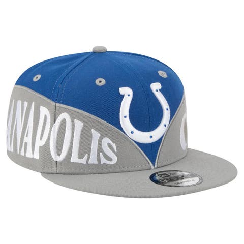 Men's New Era  Royal/Gray Indianapolis Colts Split 9FIFTY Snapback Hat