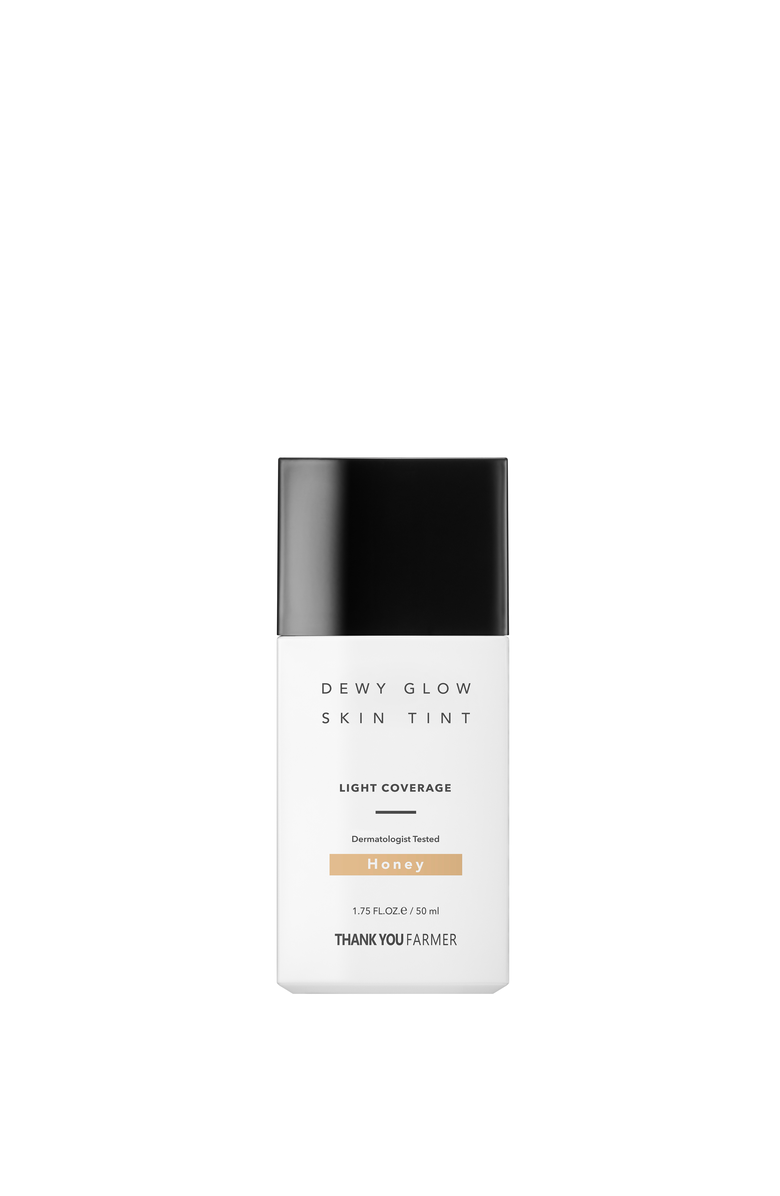 THANK YOU FARMER Dewy Glow Skin Tint Honey, Main, color, White
