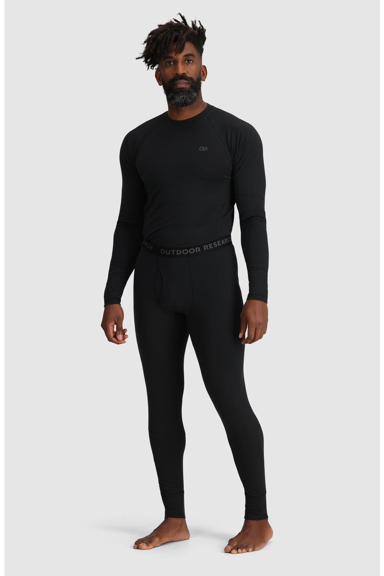 Alpine Onset 150 Merino Wool Blend Base Layer Pants, Alternate, color, BLACK