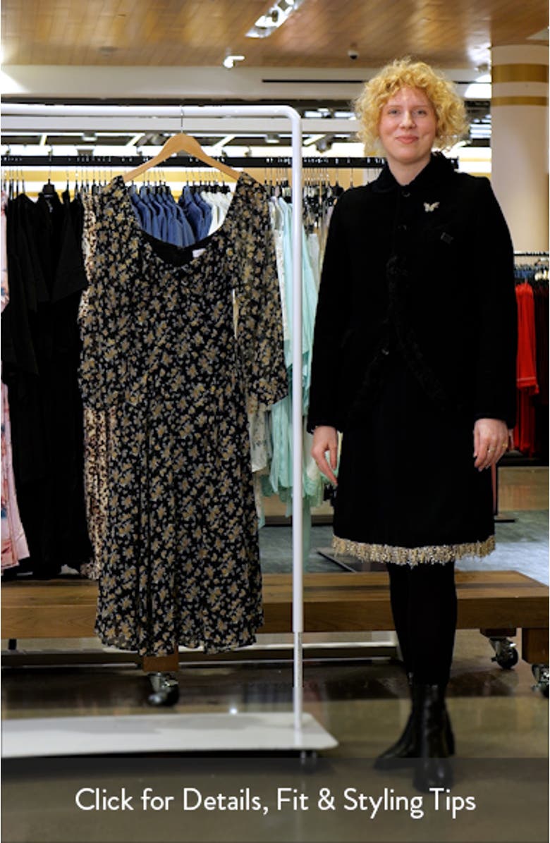 Floral Long Sleeve Dress, sales video thumbnail